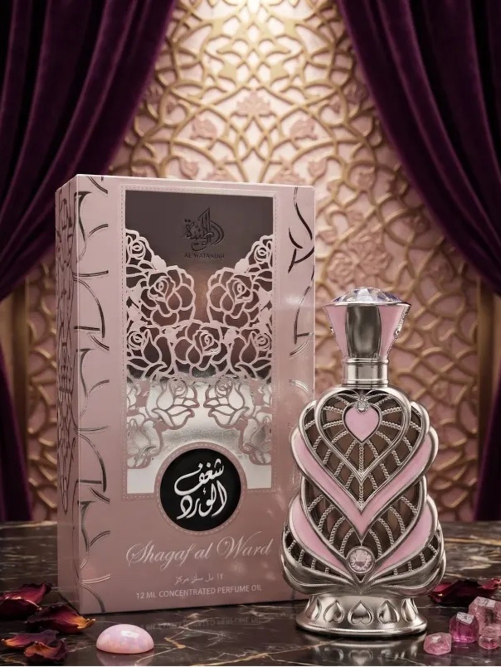 Shagaf al Ward  Pink Concentrated Perfume Oil for Women by Al wataniah